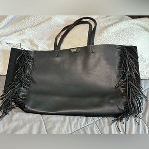 Victorias Secret fringe tote bag